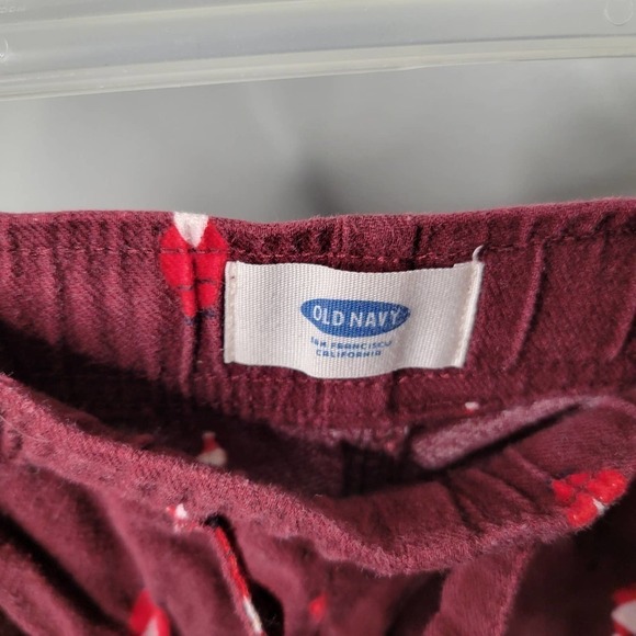 2 PAIR Old Navy flannel PJ pants men's size M 100% cotton red blue holiday‎ xmas - Picture 13 of 16